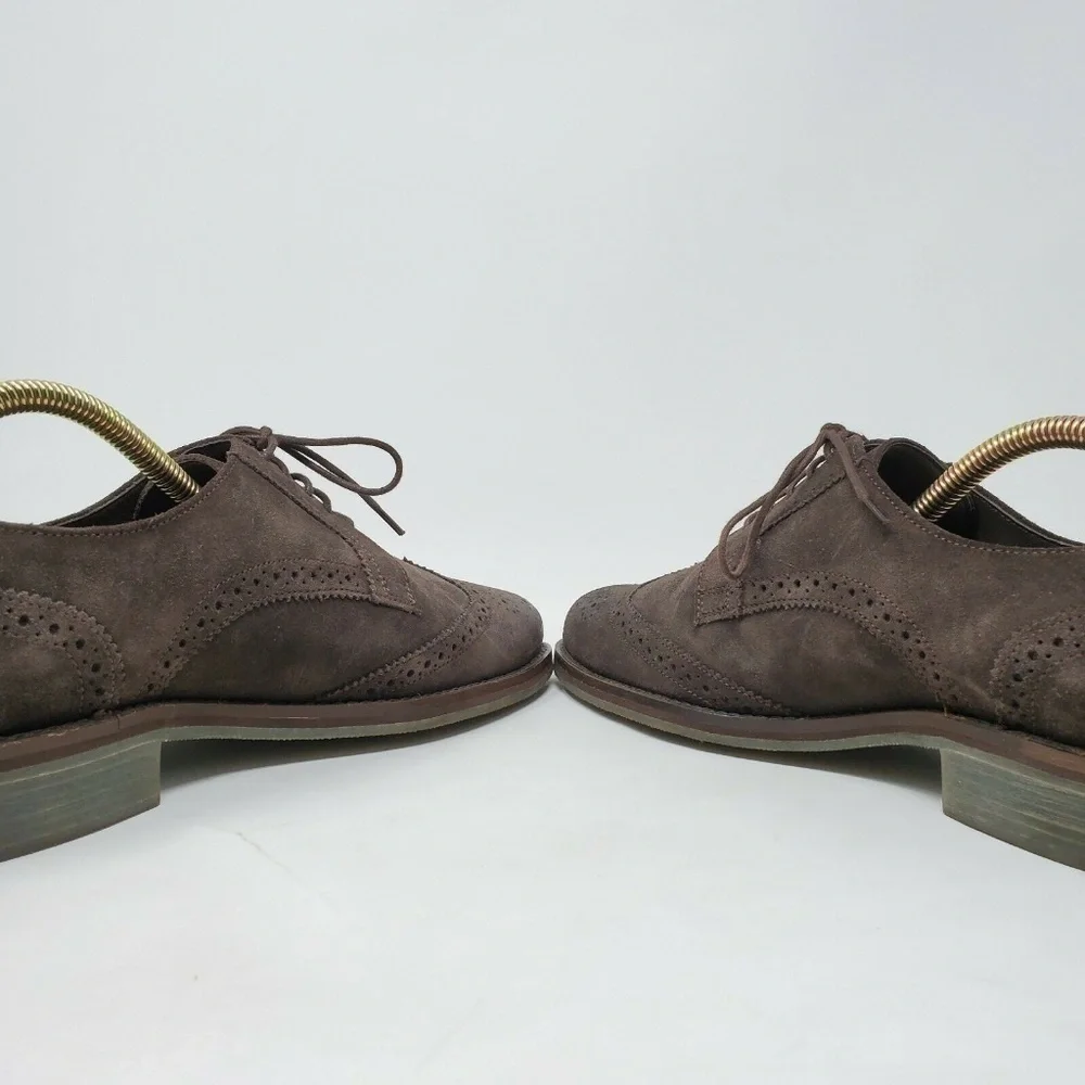 Tommy Bahama Oxford Dress Shoe Brown Suede Men's